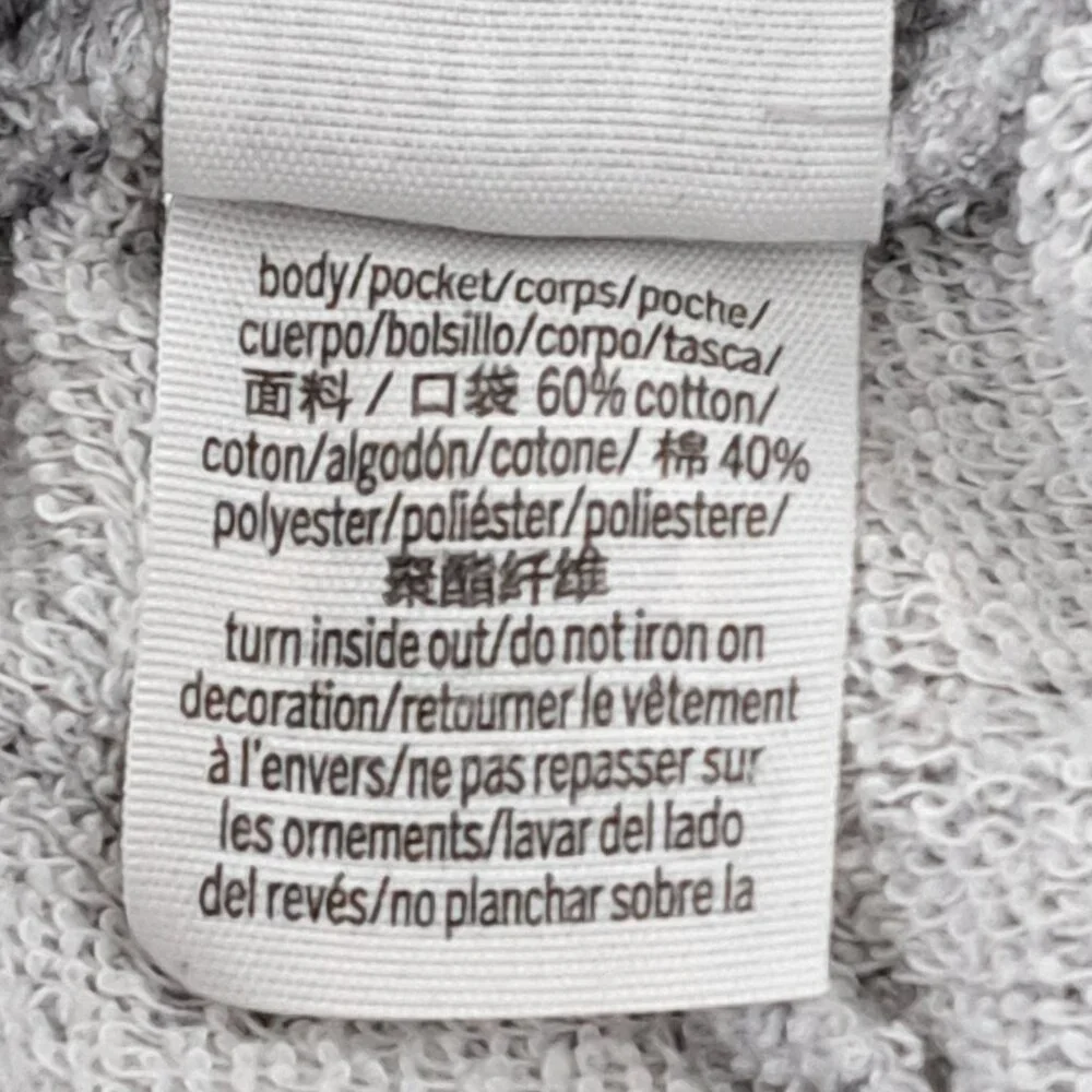 PINK Victoria's Secret Gray Sweat Shorts Rolled Hem Size XS